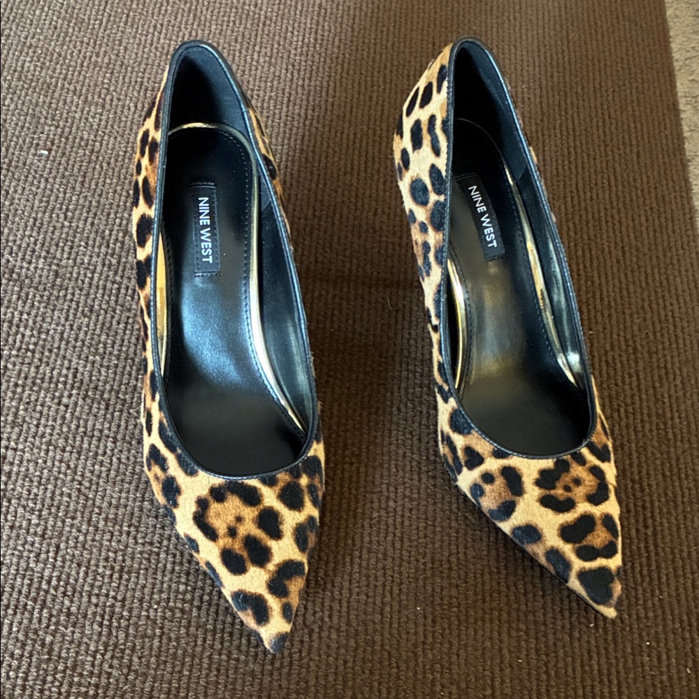 Nine West Leopard Print Heels